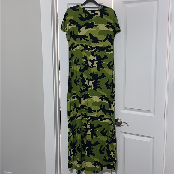 LLR Maria Camo Maxi Dress, Sm - Picture 5 of 6